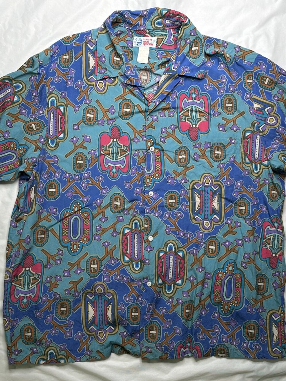 Vintage Staters by Reyn Spooner Men's XL Shirt Short Sleeve
